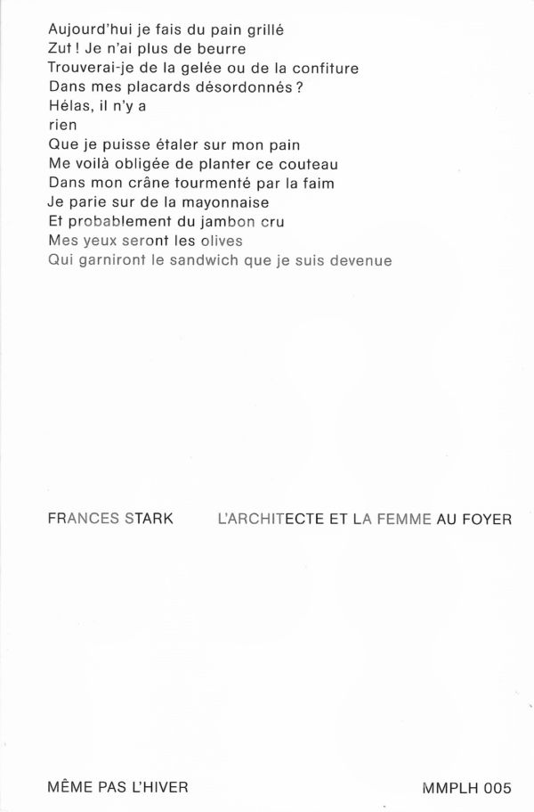 L'Architecte et la Femme au foyer