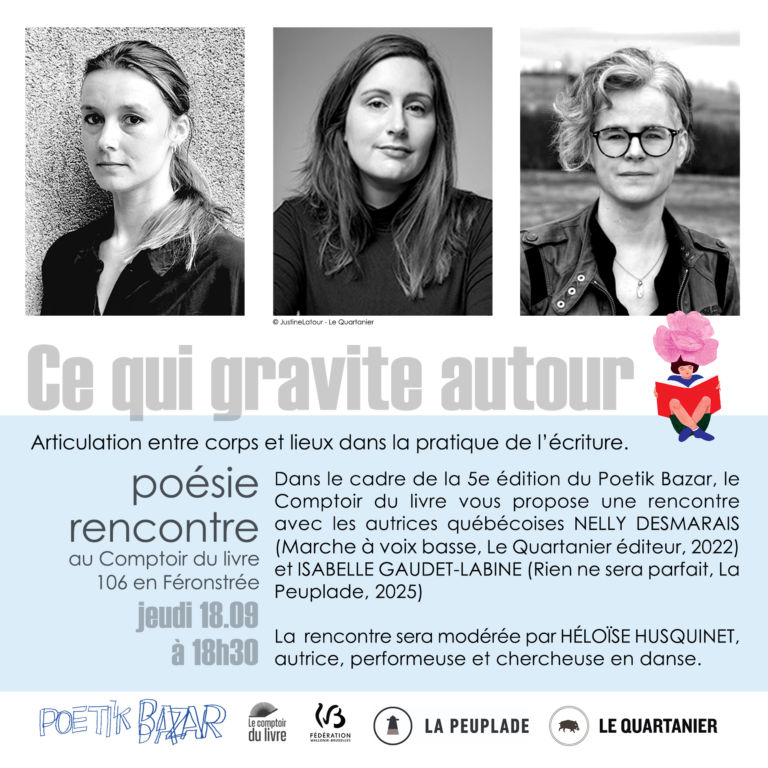 ce qui gravite autour - rencontres de poétesses québécoises - 18.09.2025 #poetikbazar