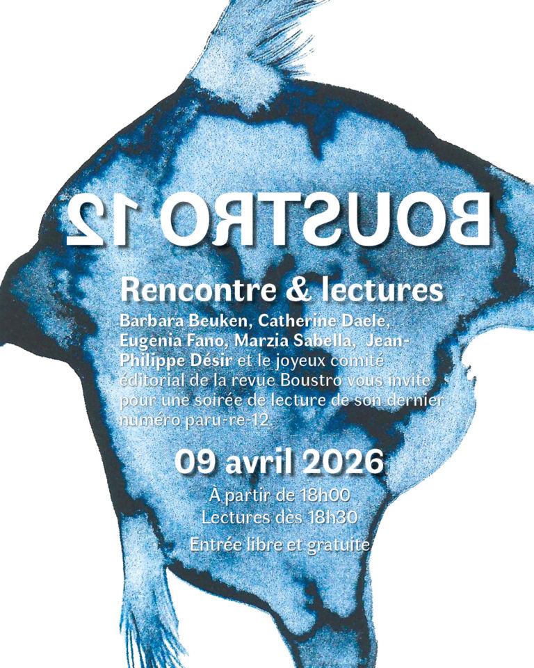 09-04-2026 Soirée de lectures en présence de BOUSTRO re-12, comité éditorial et auteurs