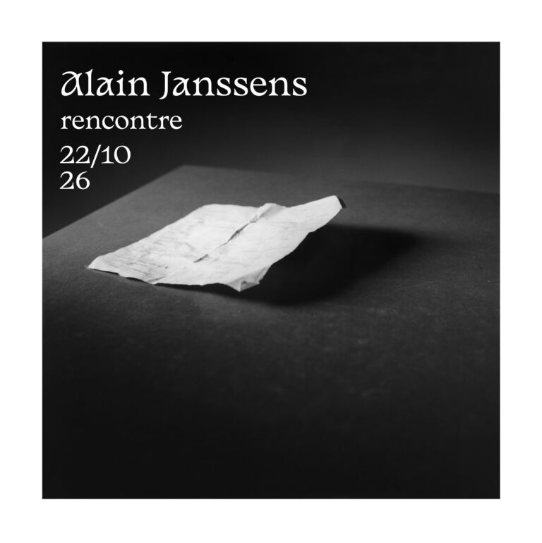 Alain Janssens photographe - rencontre 22-10-2026